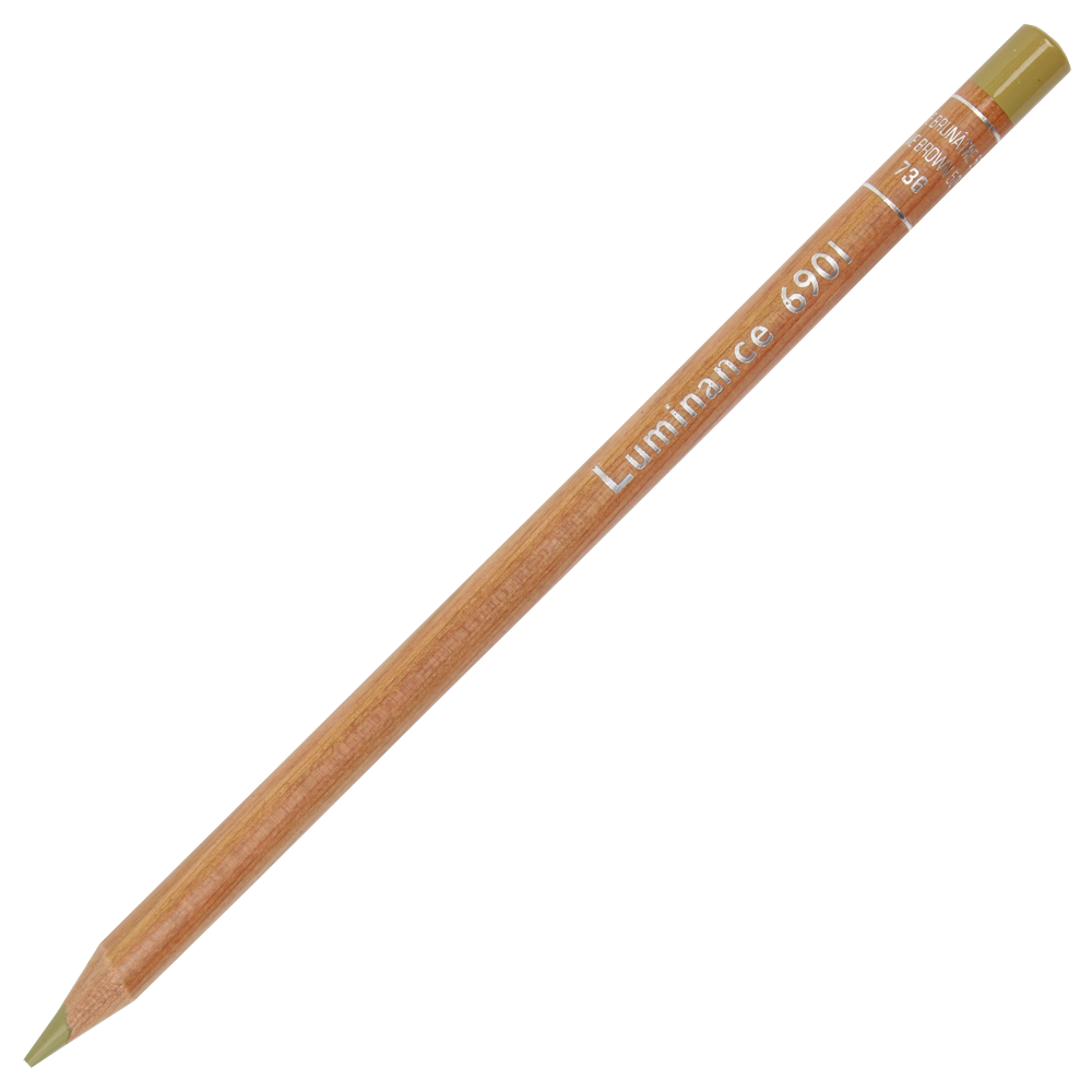 Lápis de Cor Caran d'Ache Luminance 736 Olive Brown 50